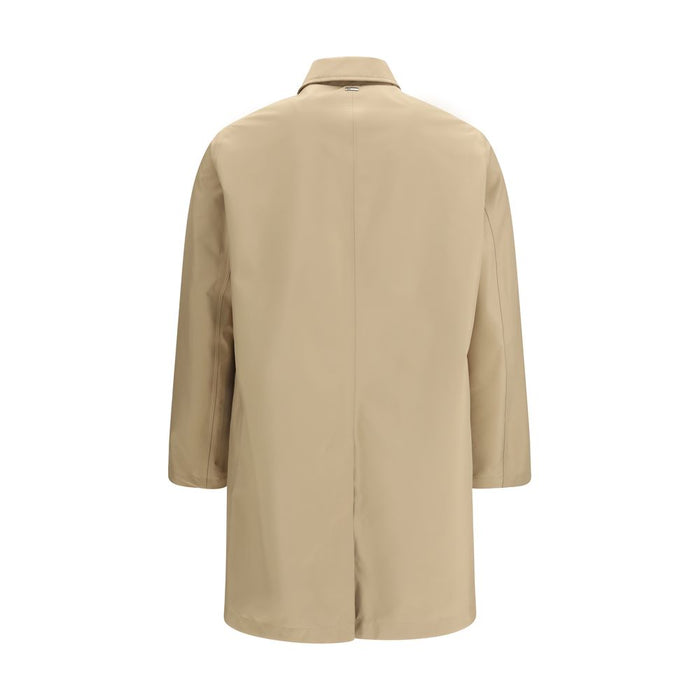 Herno 100% Polyester trench coat in beige — view 2