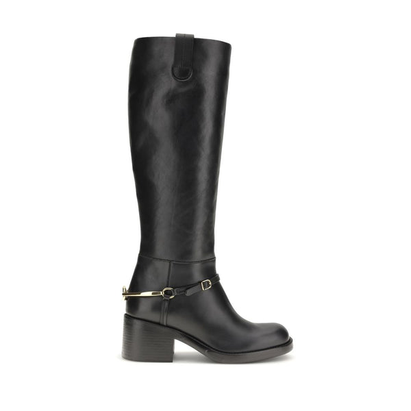Chloé 100% Calf Leather Bos Taurus boot in black
