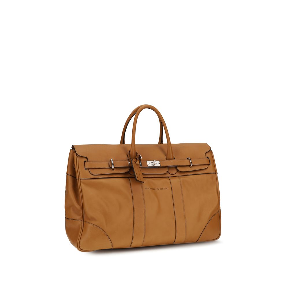 Brown Calf Leather Bos Taurus Luggage And Travel Bag