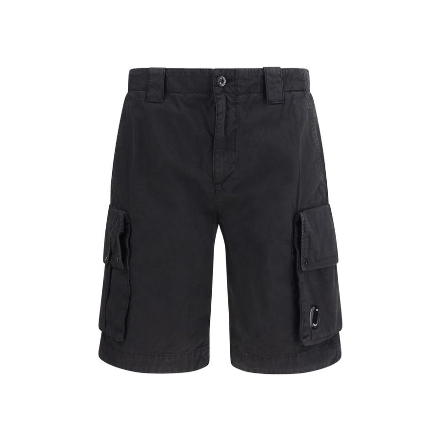 C.P. Company 100% Cotton bermuda shorts in black