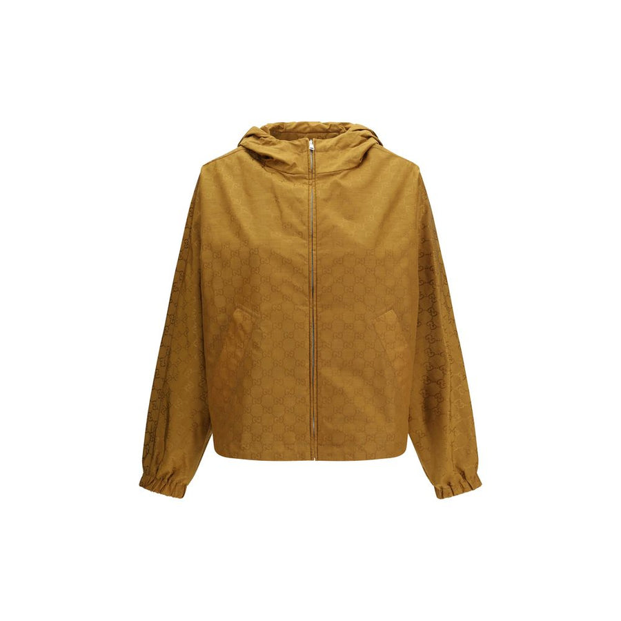 Gucci 100% Nylon jacket in beige