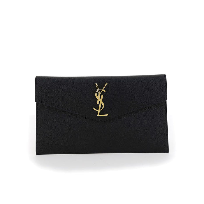 Saint Laurent 100% Calf Leather Bos Taurus wallet in black