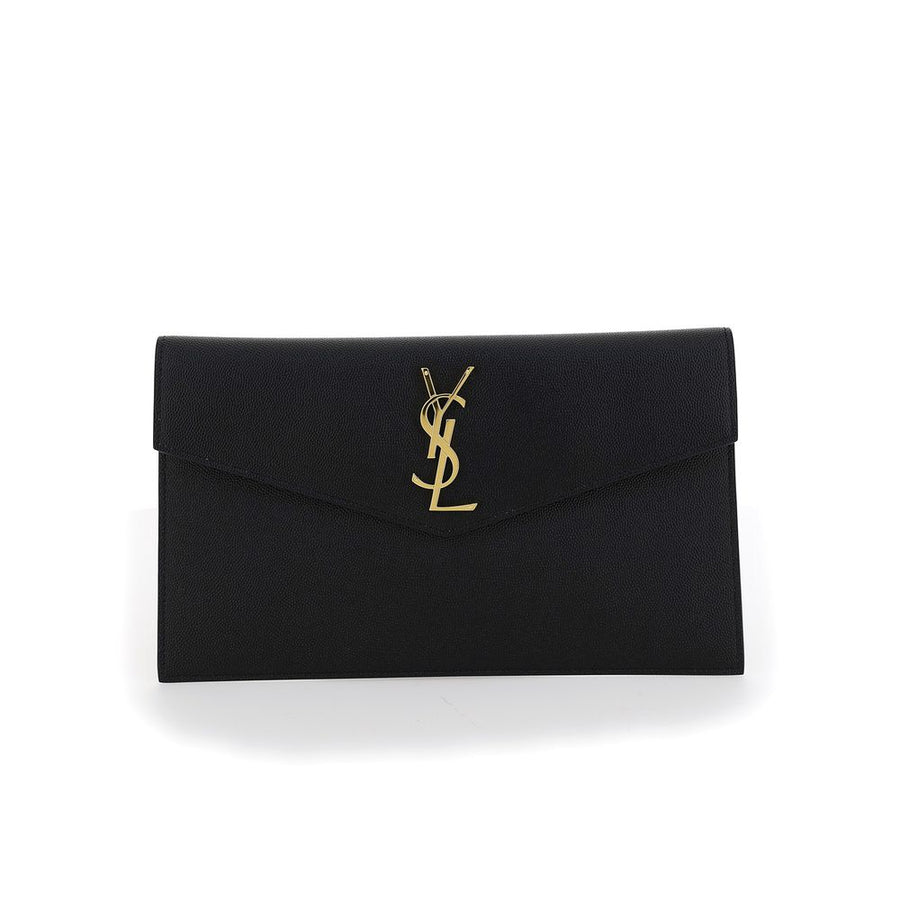 Saint Laurent 100% Calf Leather Bos Taurus wallet in black