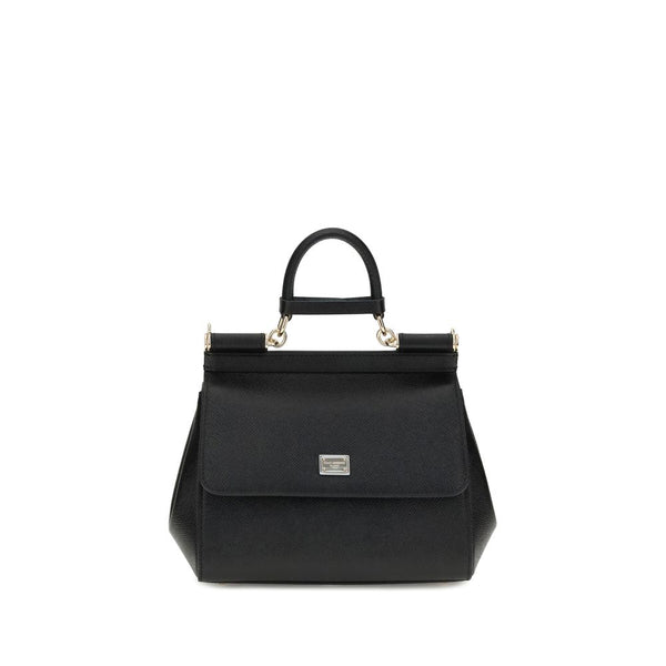 Dolce & Gabbana 100% Calf Leather Bos Taurus shoulder bag in black