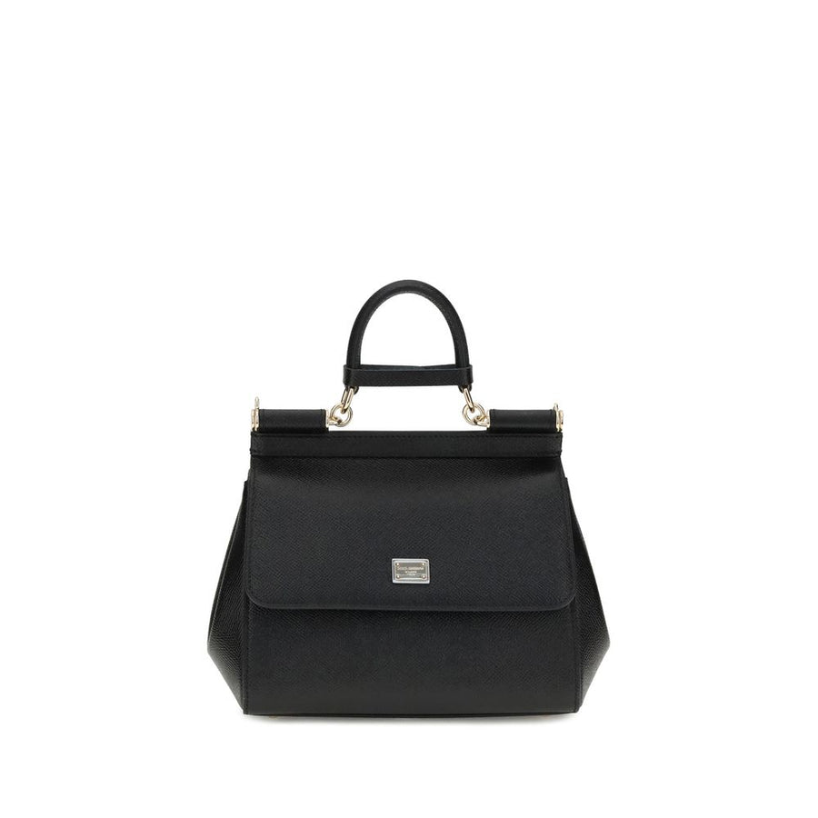 Dolce & Gabbana 100% Calf Leather Bos Taurus shoulder bag in black