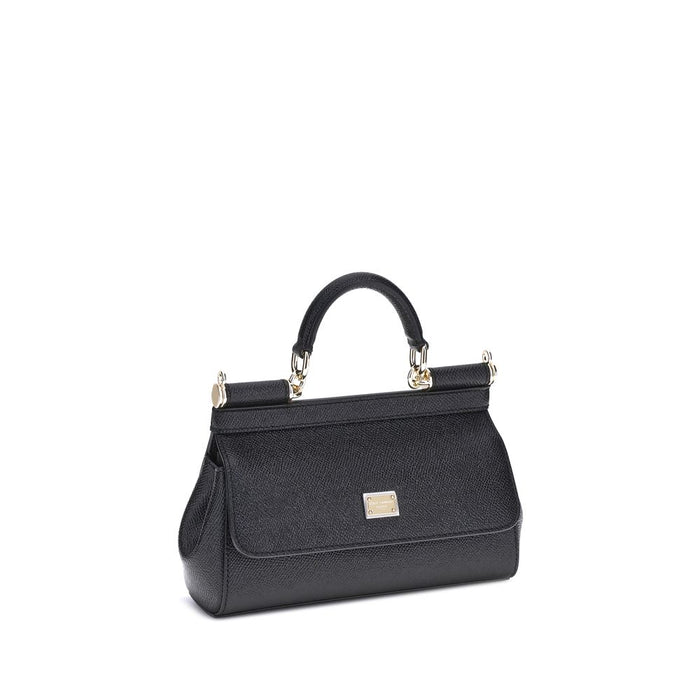 Black Calf Leather Bos Taurus Handbag Bag