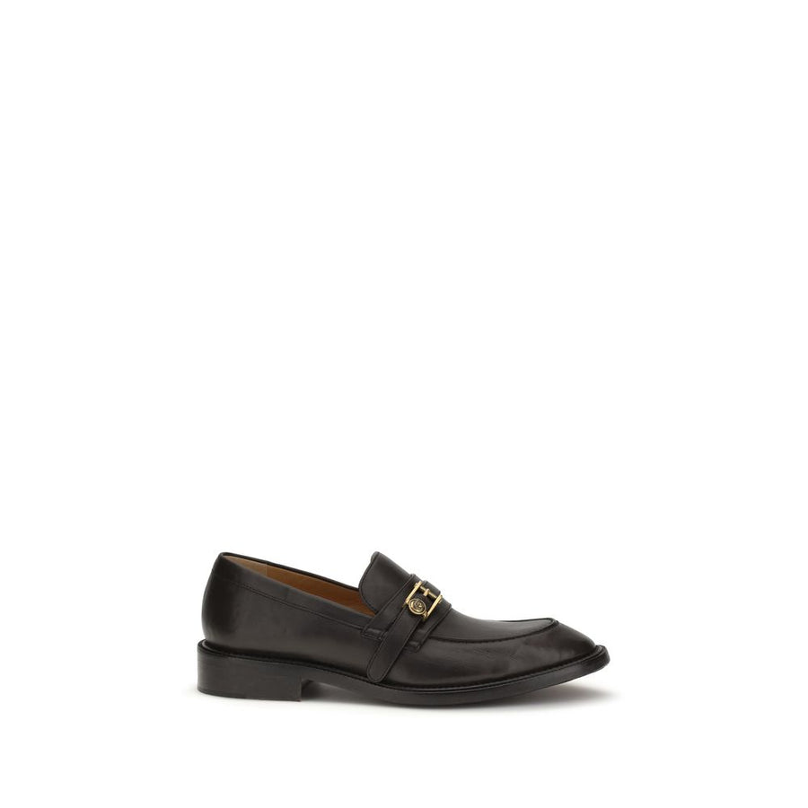 Versace 100% Calf Leather Bos Taurus loafer in black