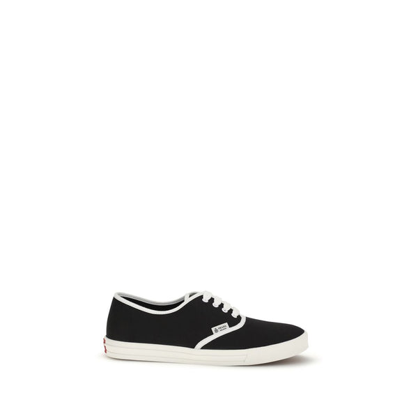 Prada Upper 100% Cotton sneaker in black