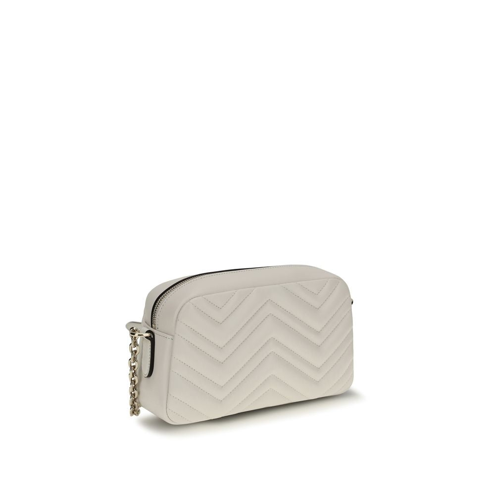 White Calf Leather Bos Taurus Shoulder Bag