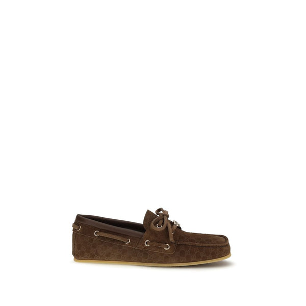 Gucci 100% Calf Leather Bos Taurus loafer in brown