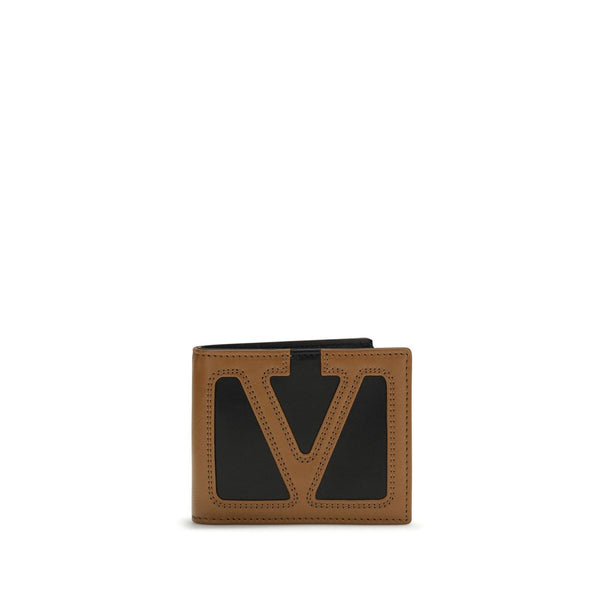 Valentino Garavani 100% Calf Leather Bos Taurus wallet in black