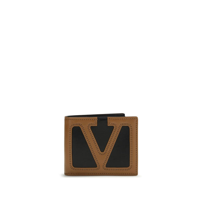 Valentino Garavani 100% Calf Leather Bos Taurus wallet in black
