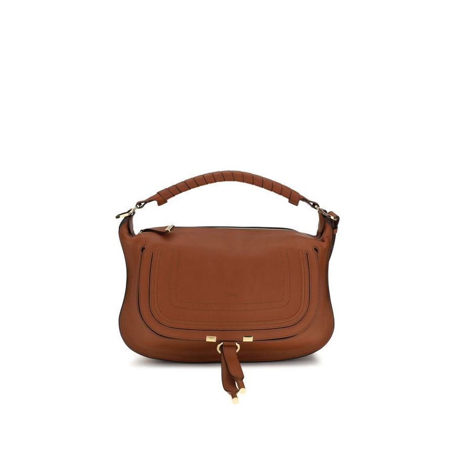 Chloé 100% Calf Leather Bos Taurus shoulder bag in brown