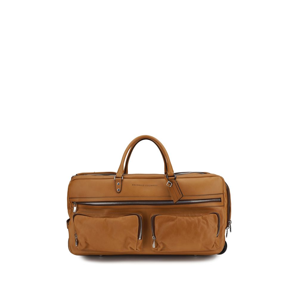 Brown Calf Leather Bos Taurus Luggage And Travel Bag