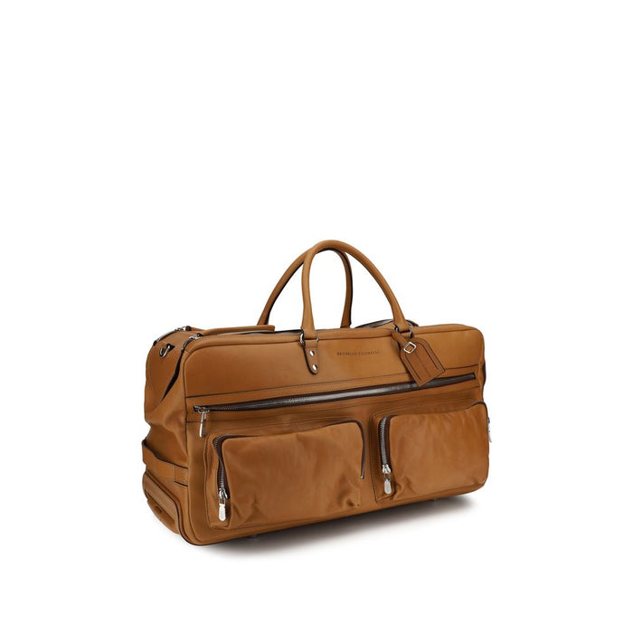 Brown Calf Leather Bos Taurus Luggage And Travel Bag