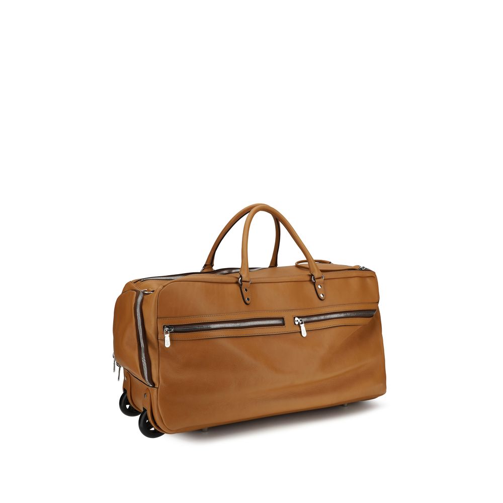 Brown Calf Leather Bos Taurus Luggage And Travel Bag