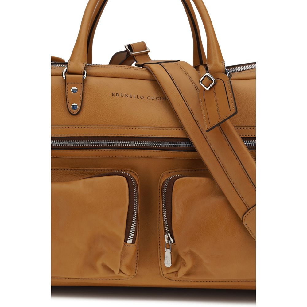 Brown Calf Leather Bos Taurus Luggage And Travel Bag