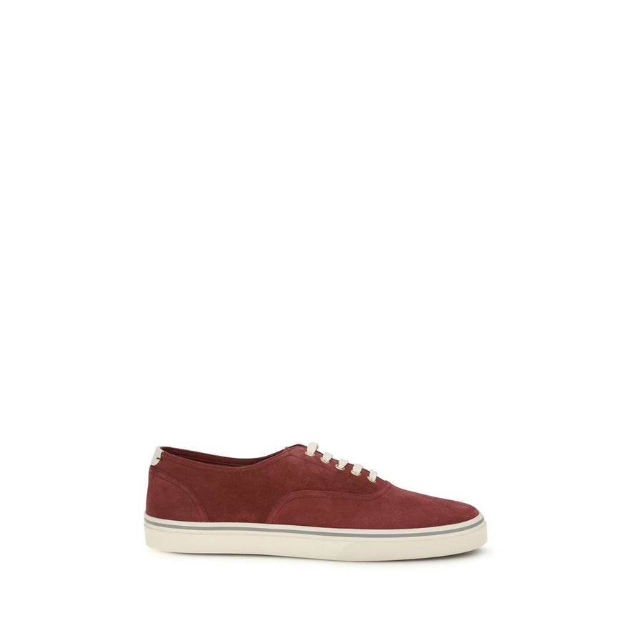 Brunello Cucinelli Upper 100% Calf Leather Bos Taurus sneaker in red