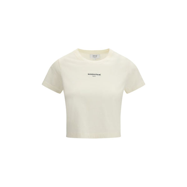 Maison Kitsuné 100% Cotton t-shirt in beige