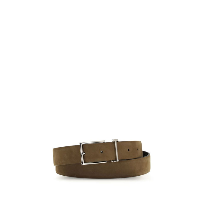 Tom Ford 100% Calf Leather Bos Taurus belt in brown