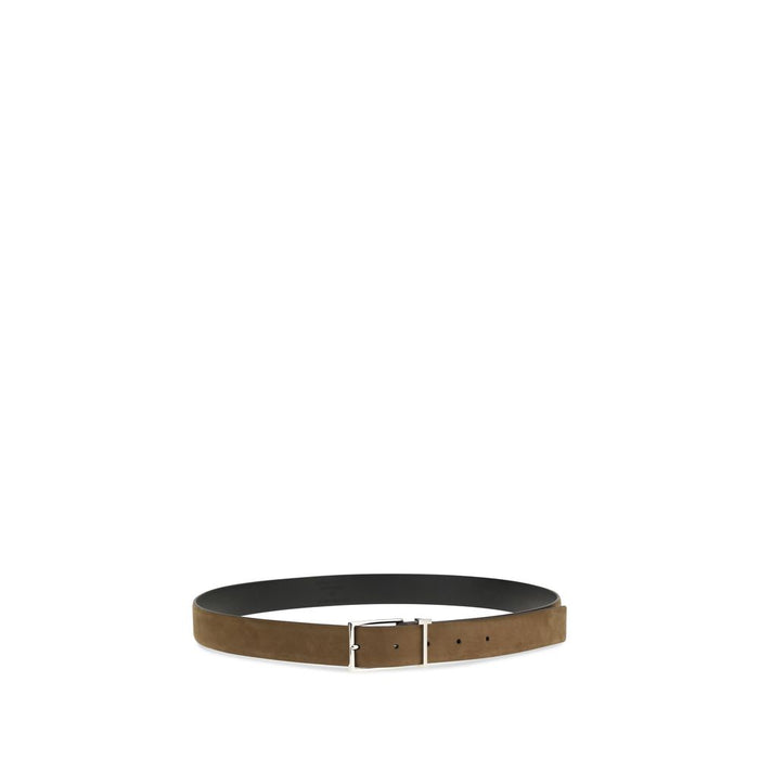 Tom Ford 100% Calf Leather Bos Taurus belt in brown — view 2