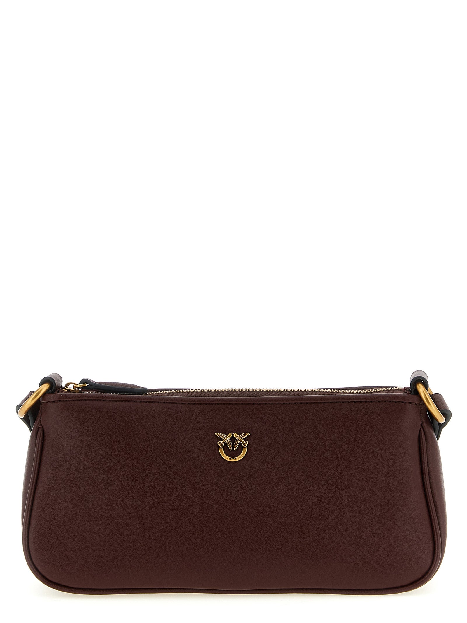 Half Moon mini crossbody bag Bordeaux Cow Leather (bos Taurus)