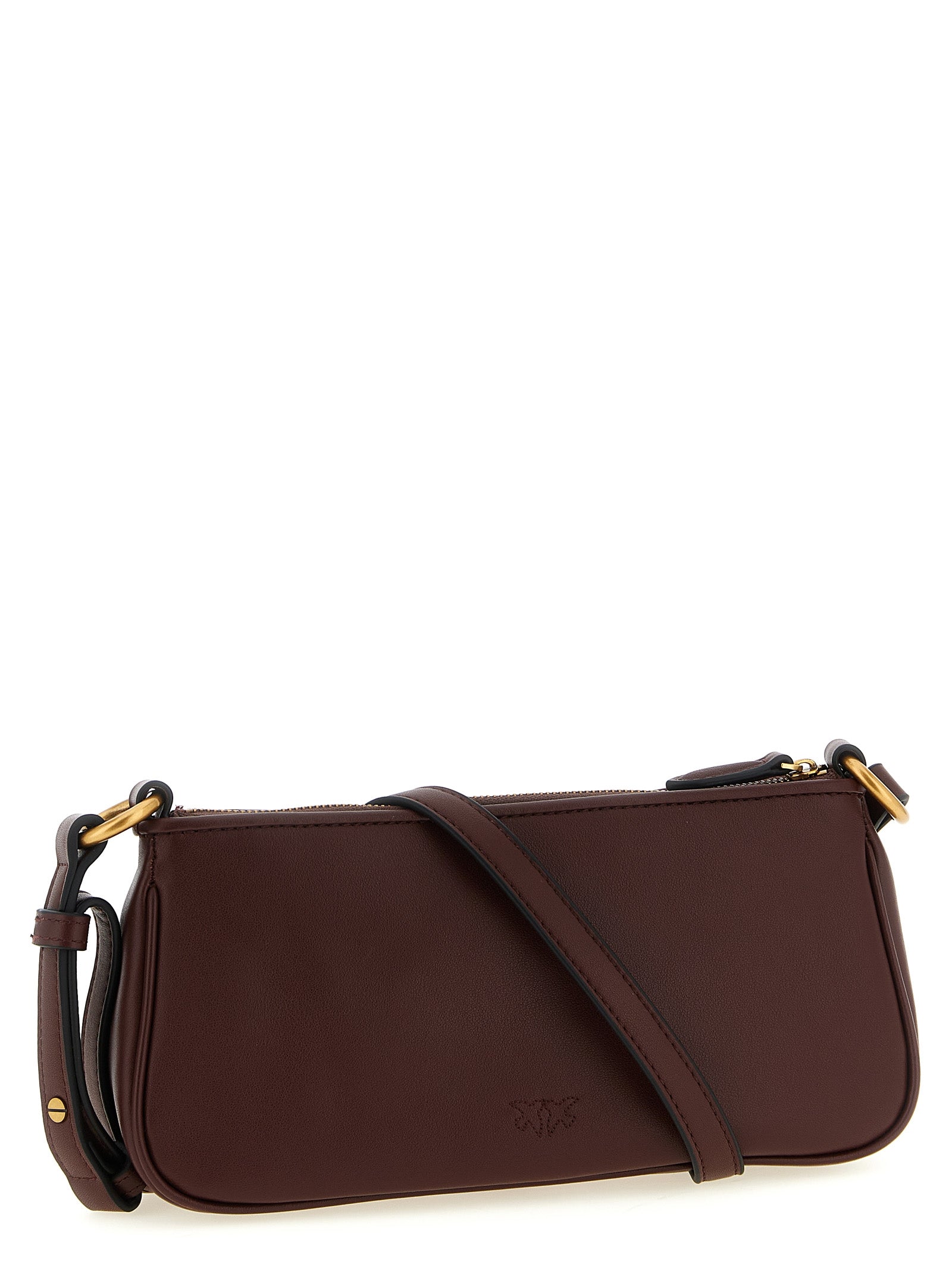 Half Moon mini crossbody bag Bordeaux Cow Leather (bos Taurus)