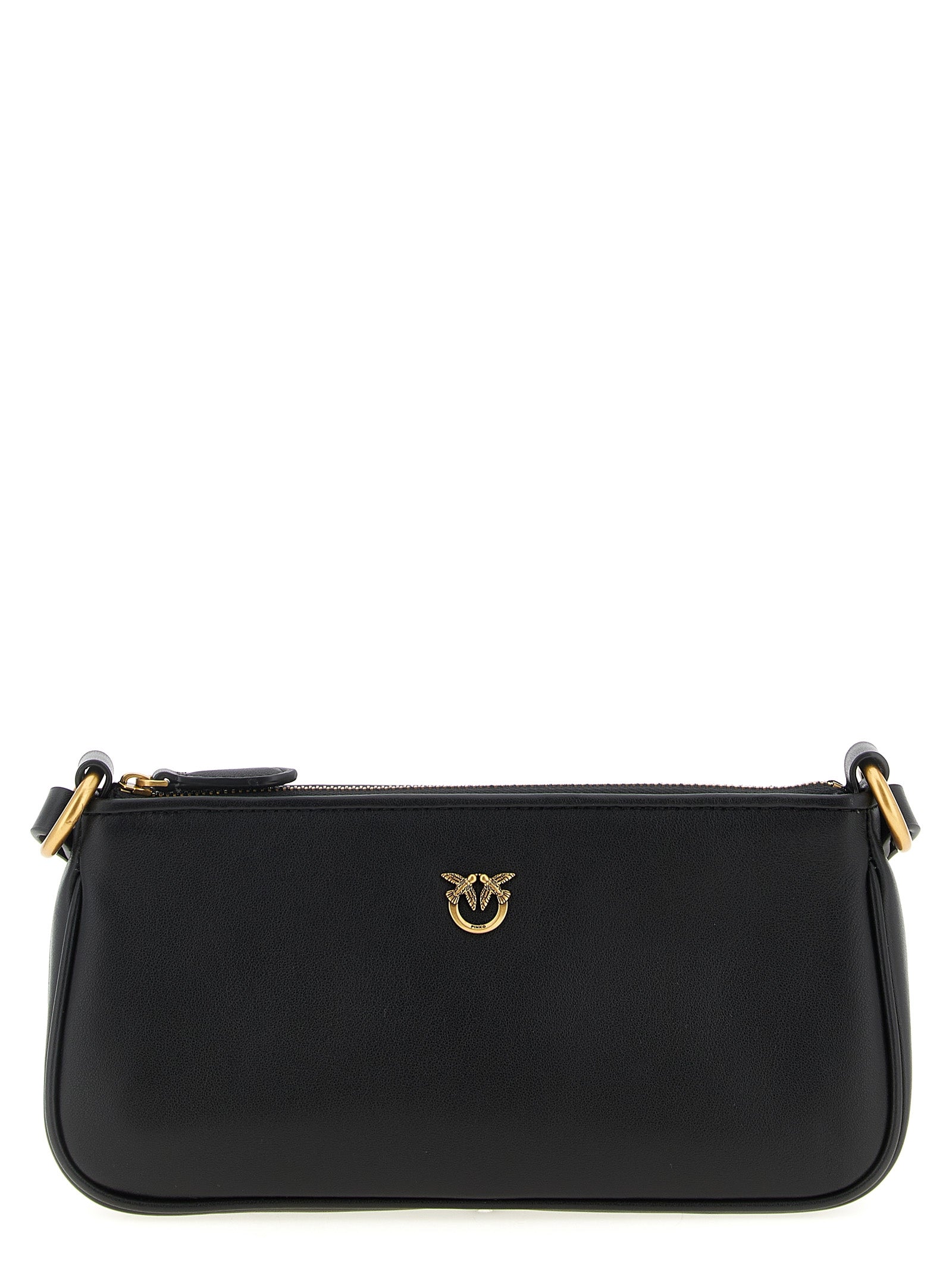 Half Moon Baguette mini crossbody bag Black