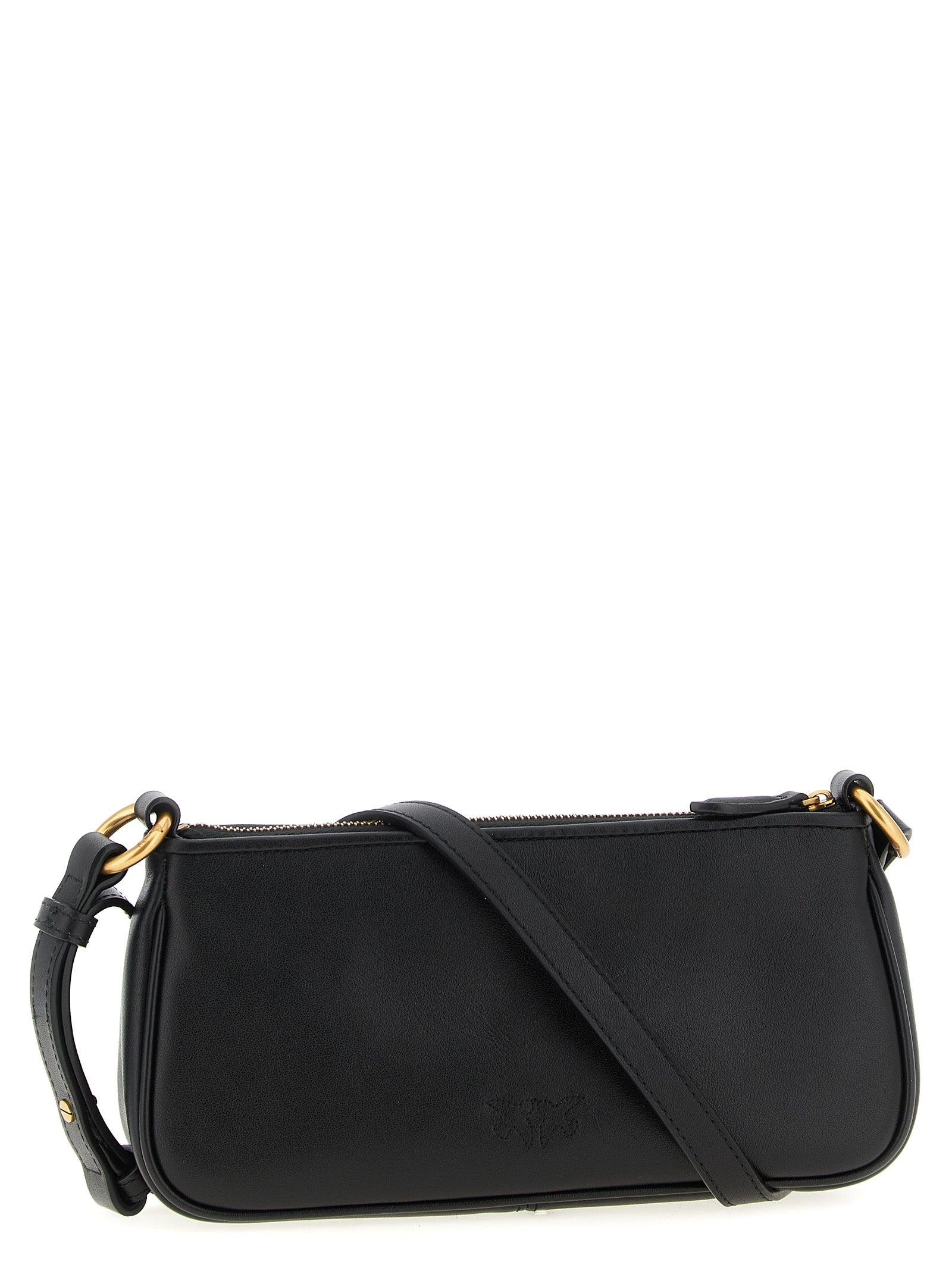 Half Moon Baguette mini crossbody bag Black