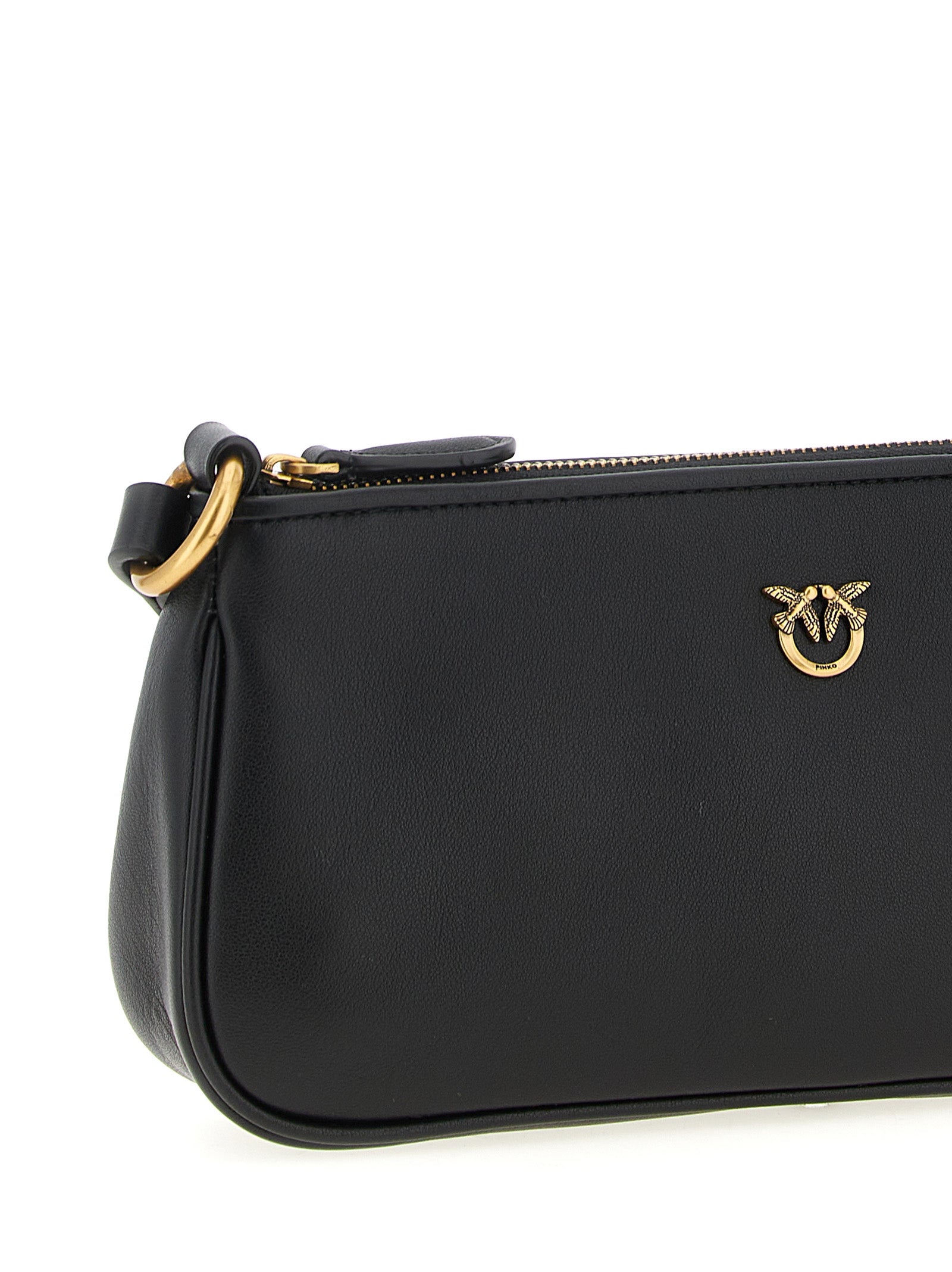 Half Moon Baguette mini crossbody bag Black