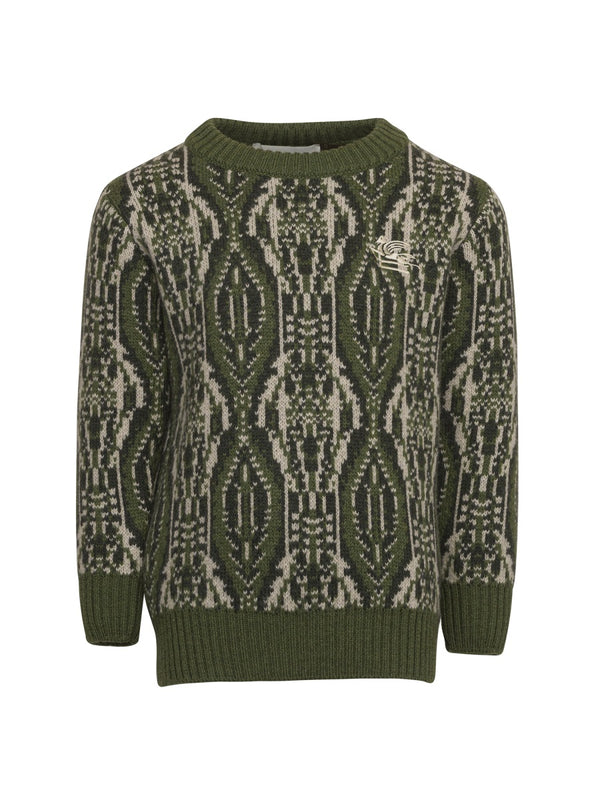Shirt Green Virgin Wool