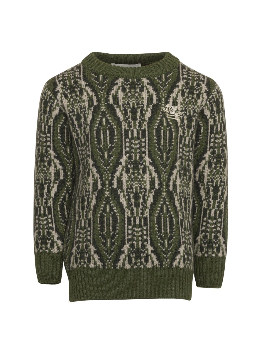 Shirt Green Virgin Wool