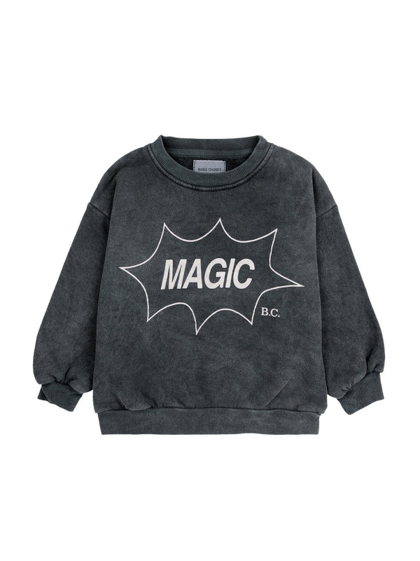 Sweatshirt Its Magic Black Organic Cotton Sweatshirts
