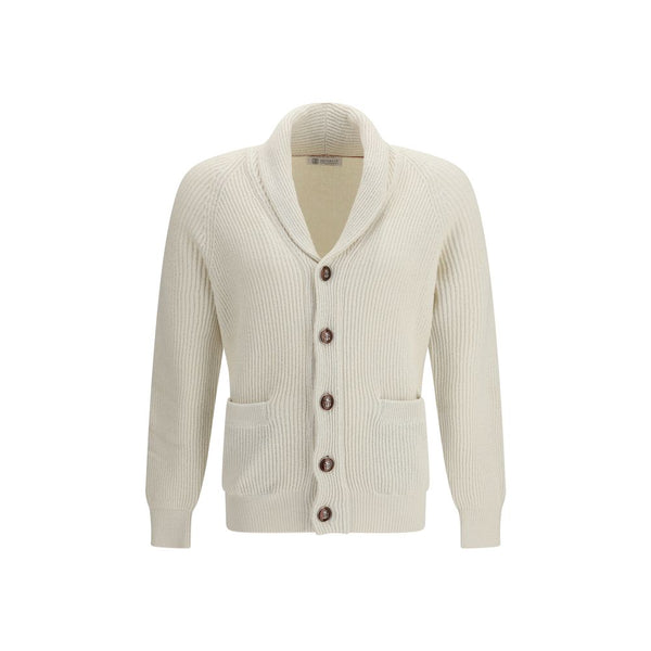 Brunello Cucinelli 100% Cotton cardigan in beige