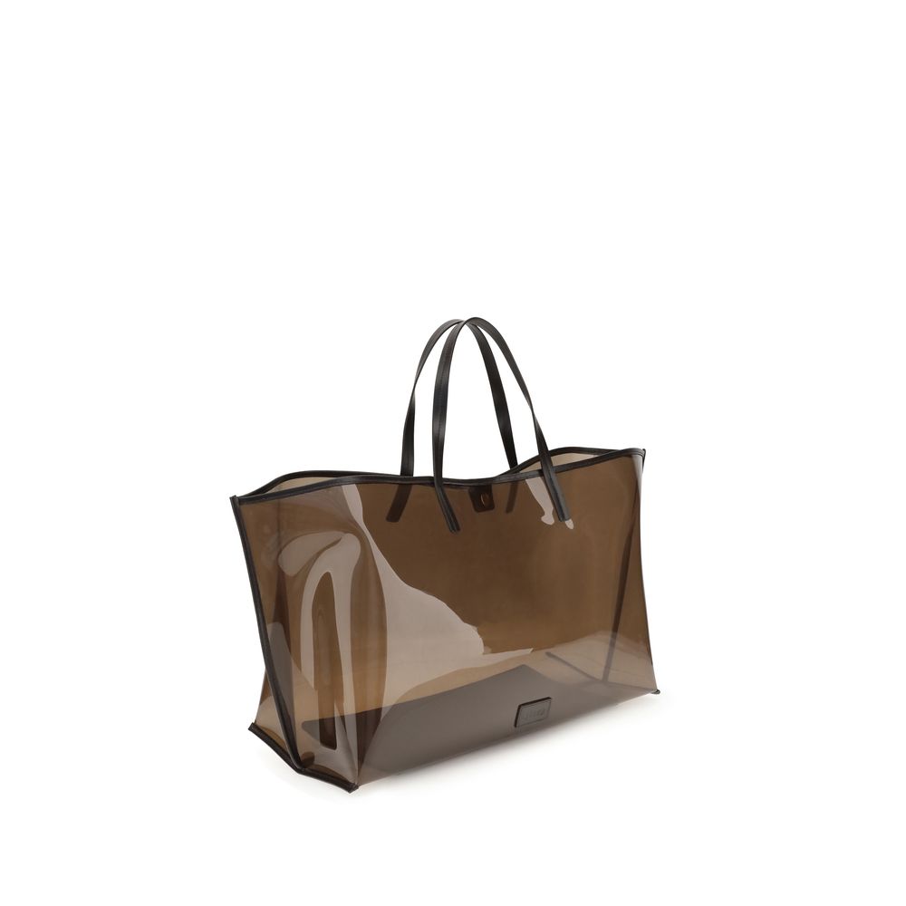 Brown Pvc Handbag Bag
