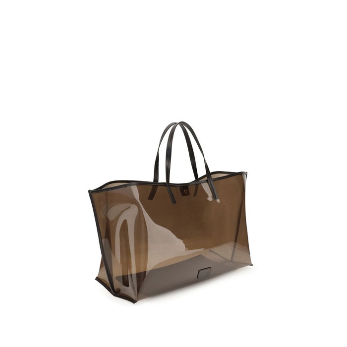 Brown Pvc Handbag Bag