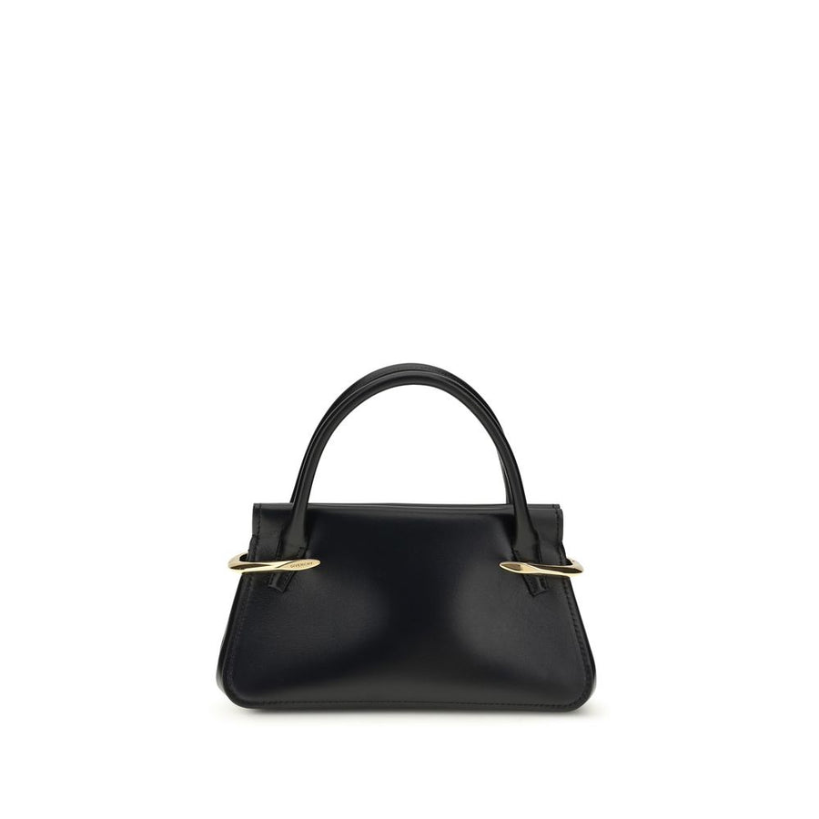 Givenchy 100% Calf Leather Bos Taurus top handle bag in black