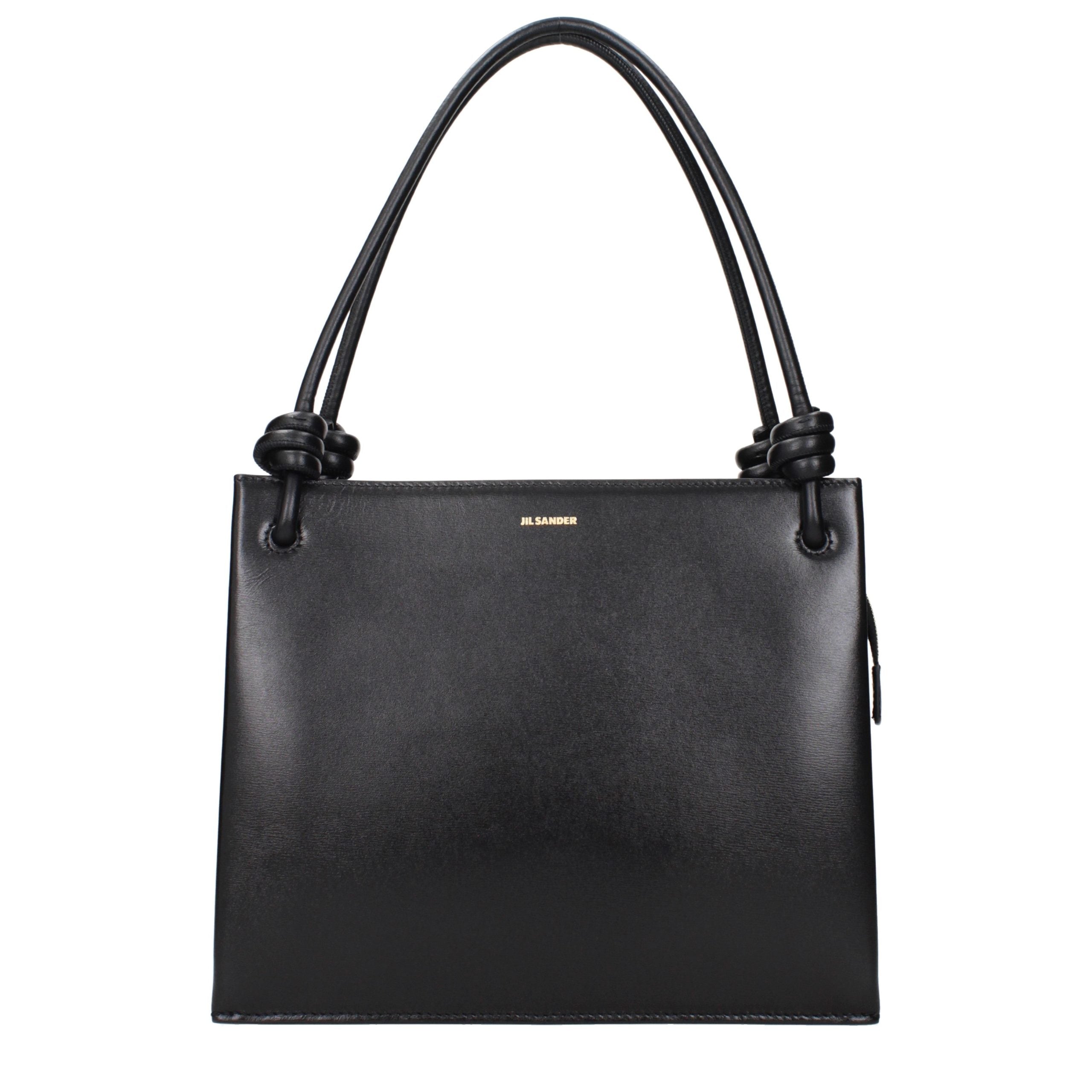 Black Leather Handbag Bag