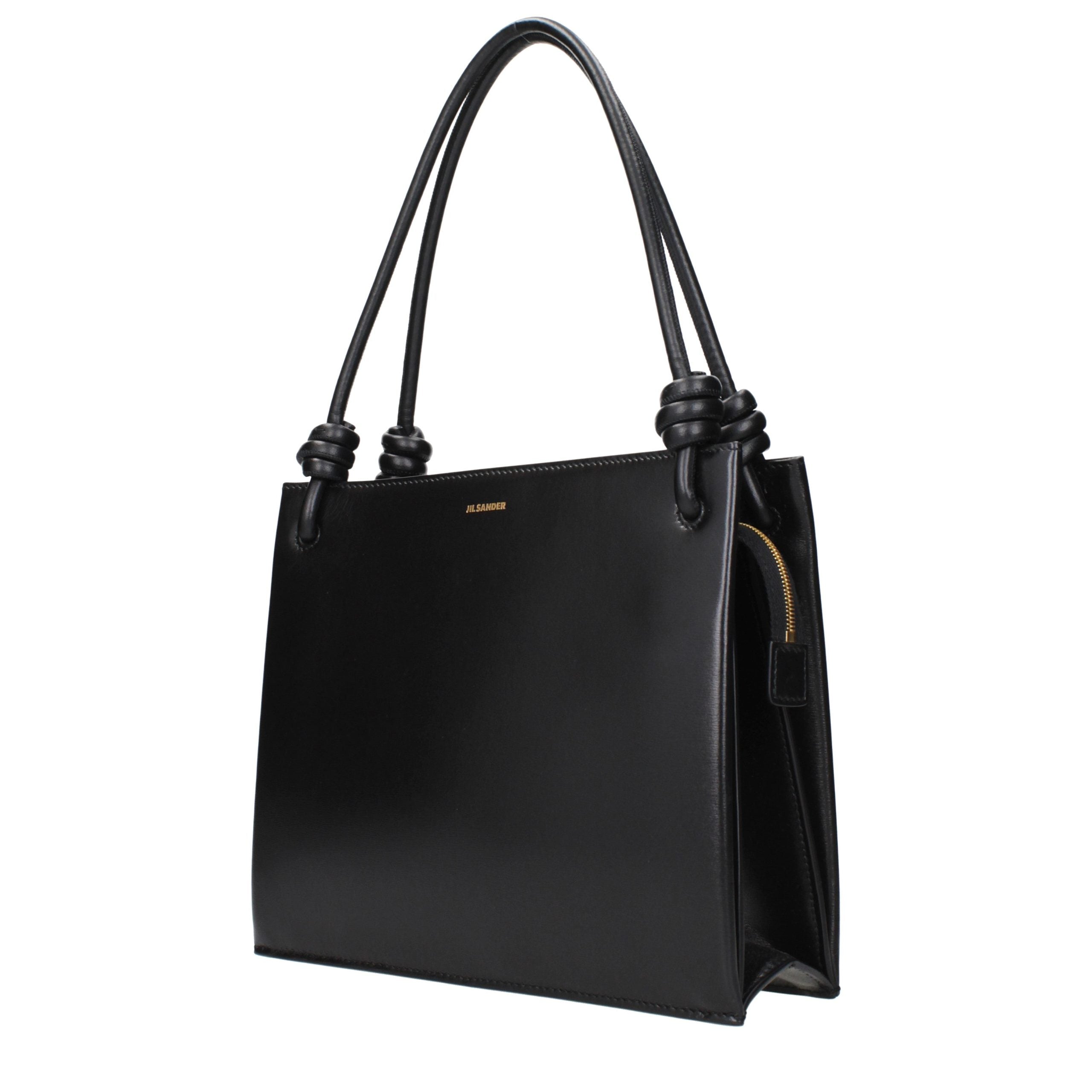 Black Leather Handbag Bag