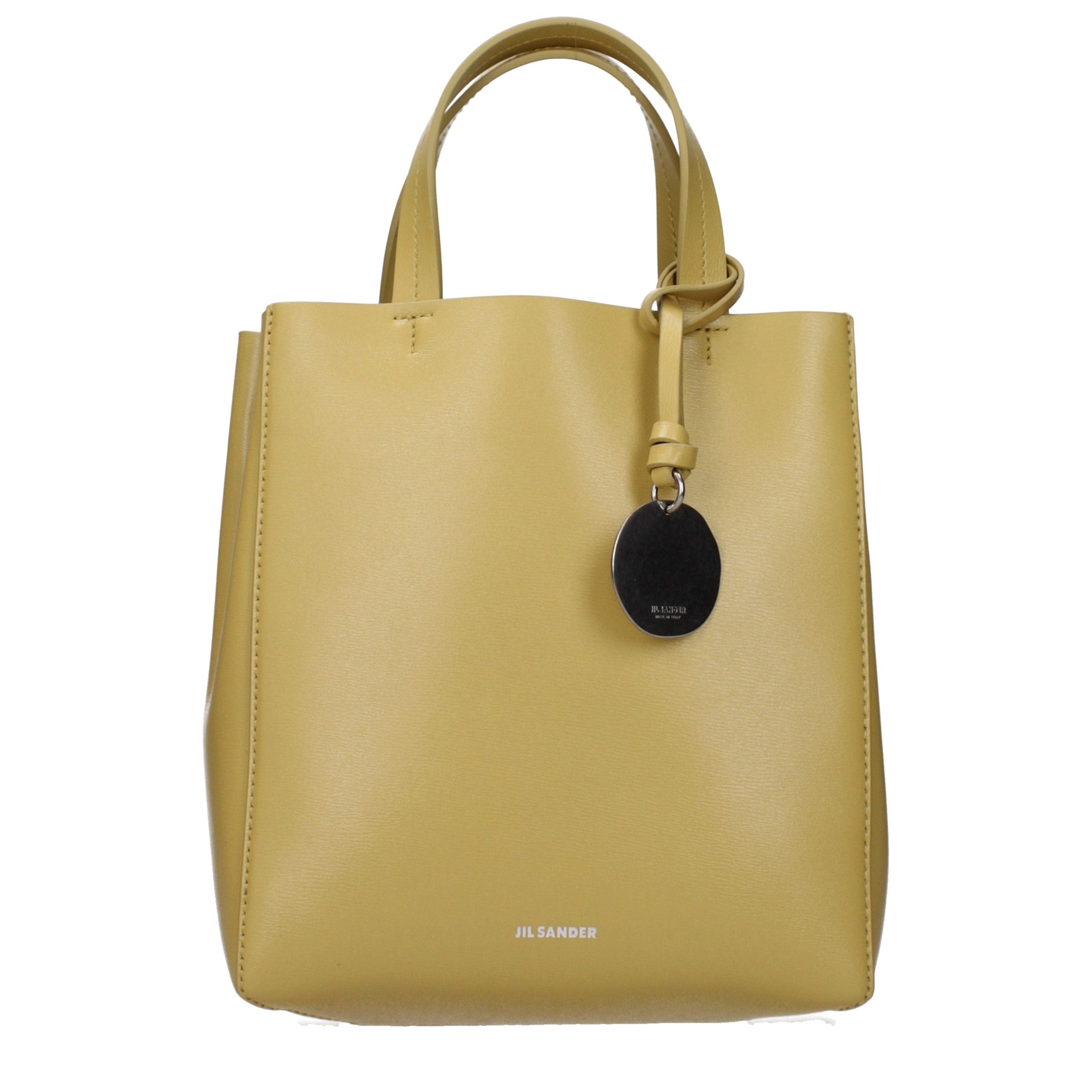 Yellow Leather Handbag Bag