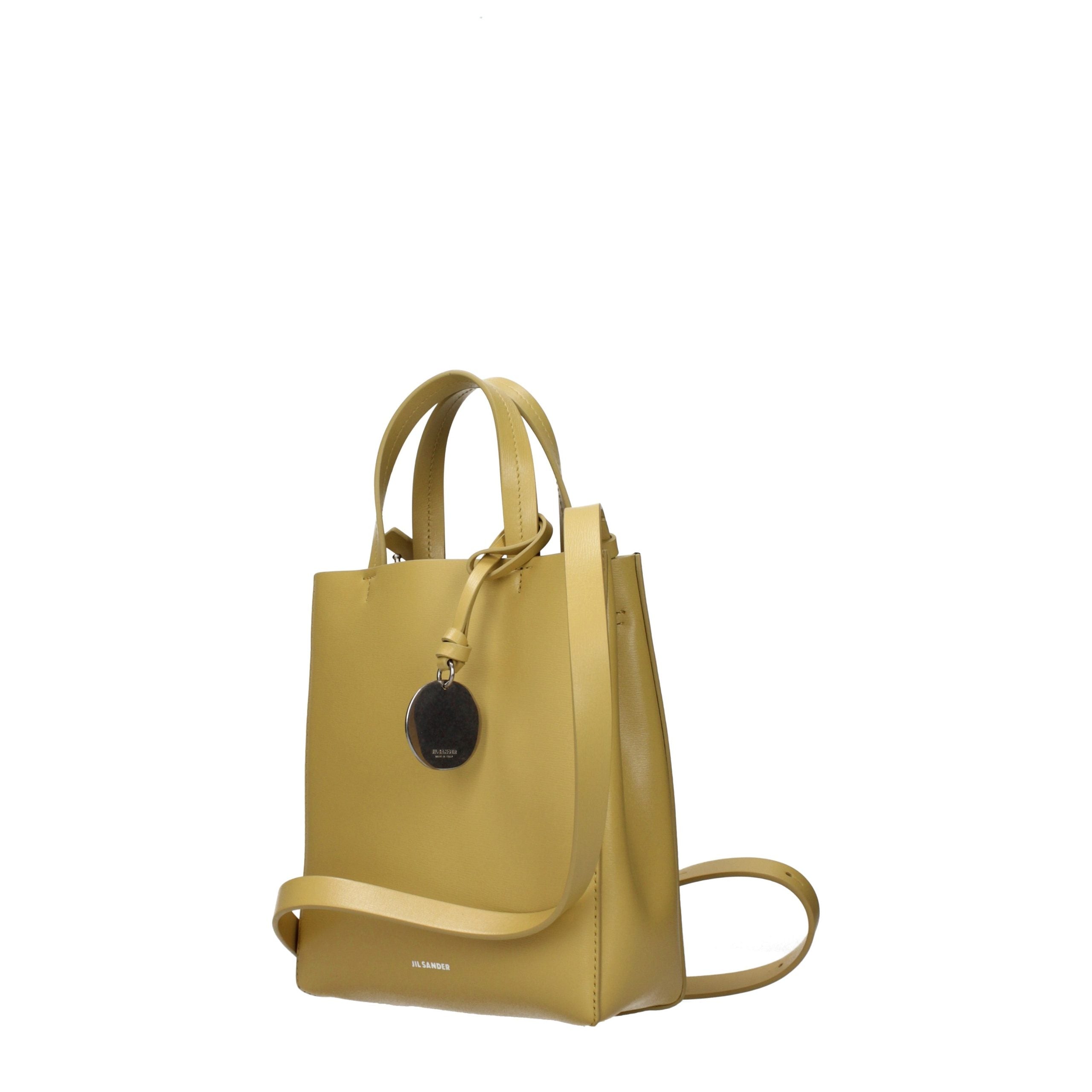 Yellow Leather Handbag Bag