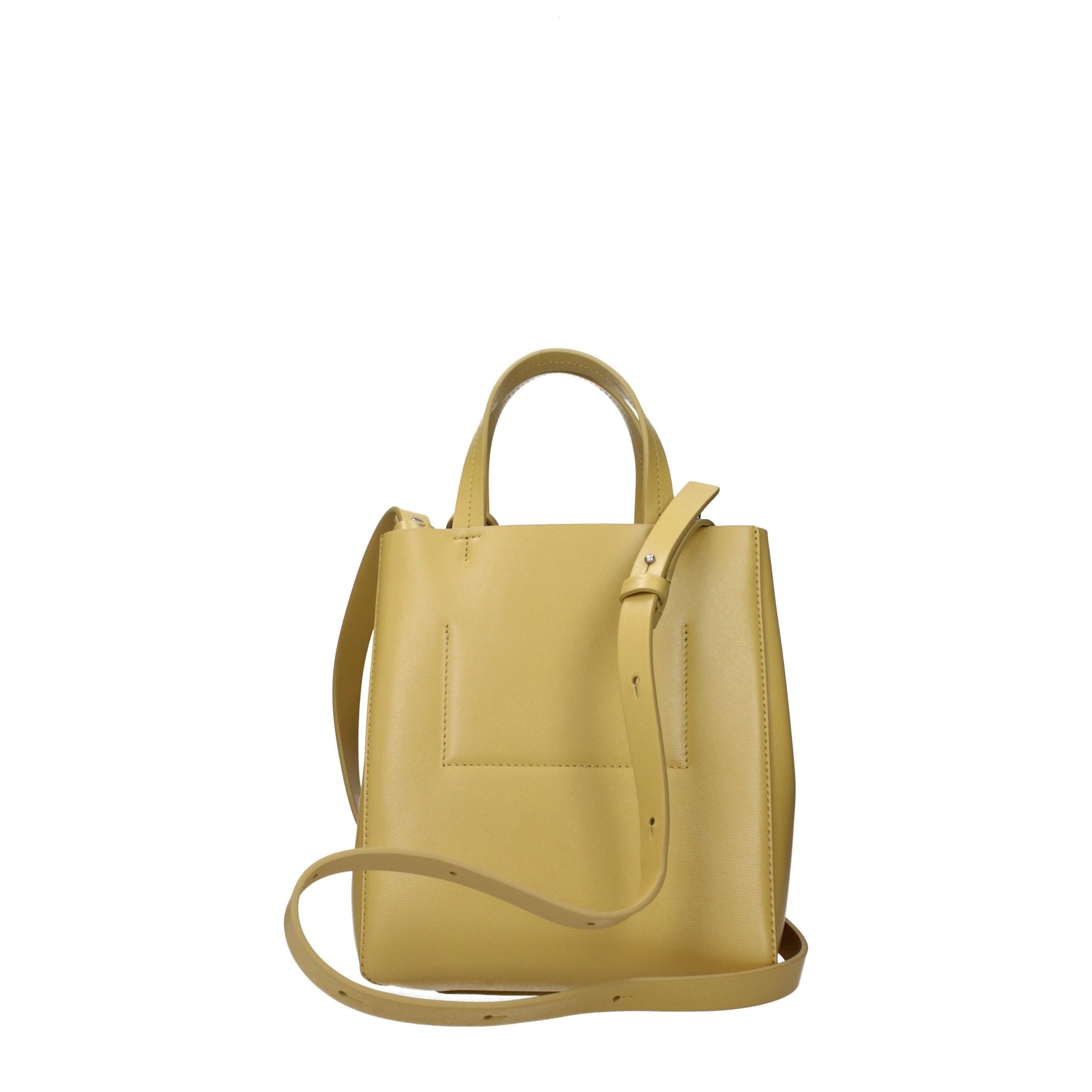 Yellow Leather Handbag Bag