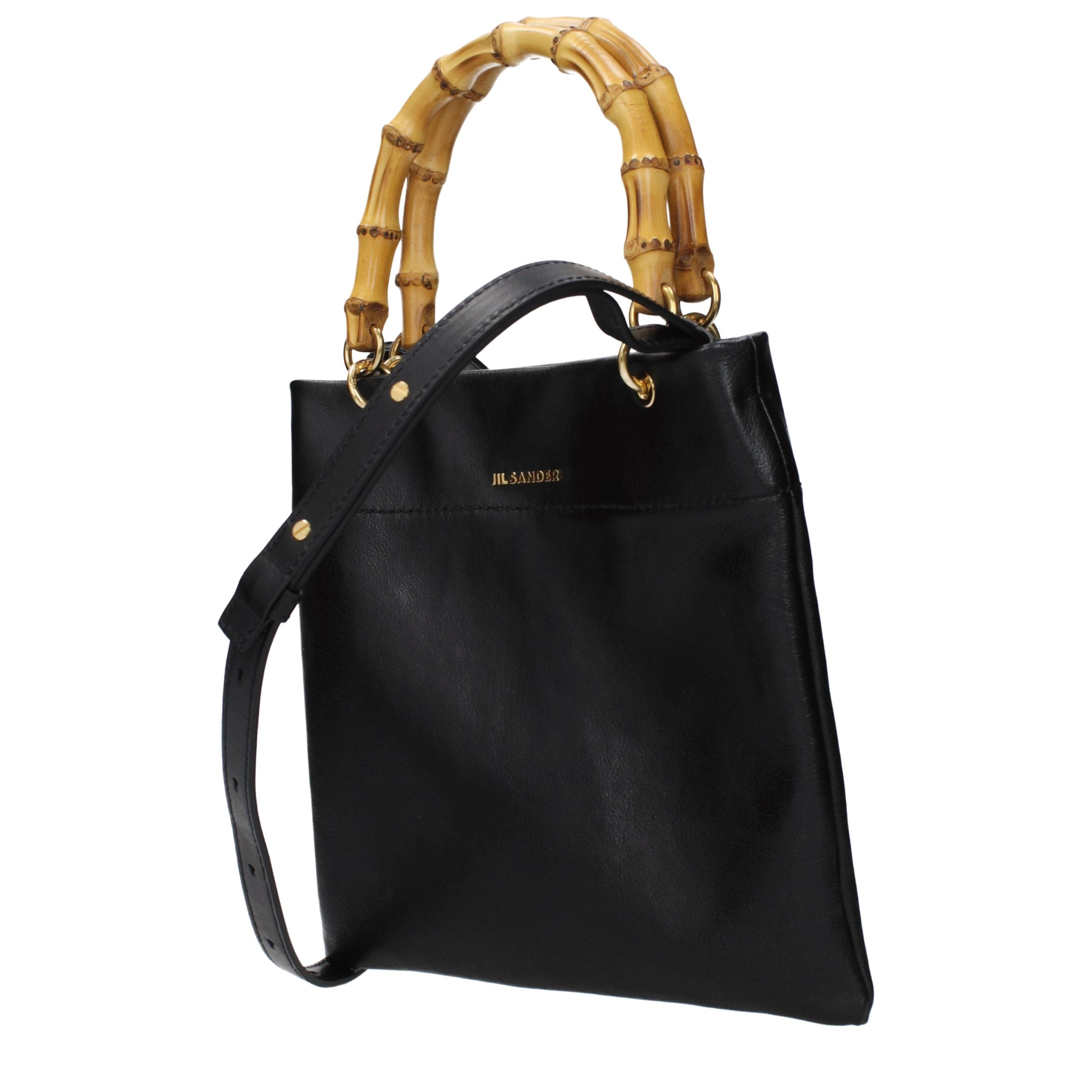 Black Leather Handbag Bag