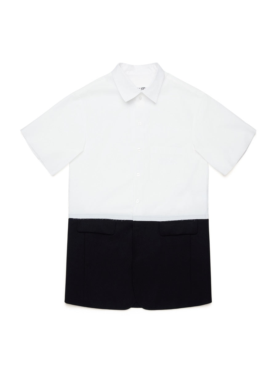 T-Shirt Multicolour Cotton; Contrast: Wool T-shirts