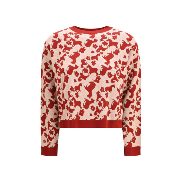 Max Mara 95% Viscose sweatshirt in red