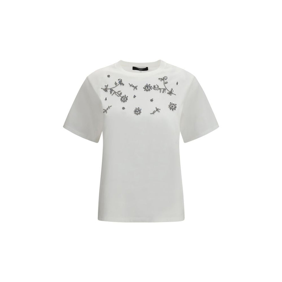 Max Mara 100% Cotton t-shirt in white