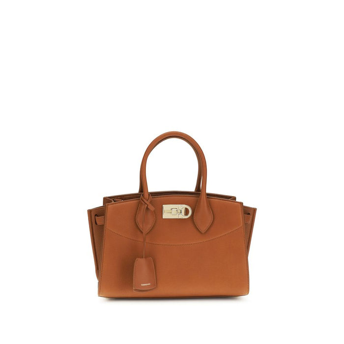 Brown Calf Leather Bos Taurus Handbag Bag