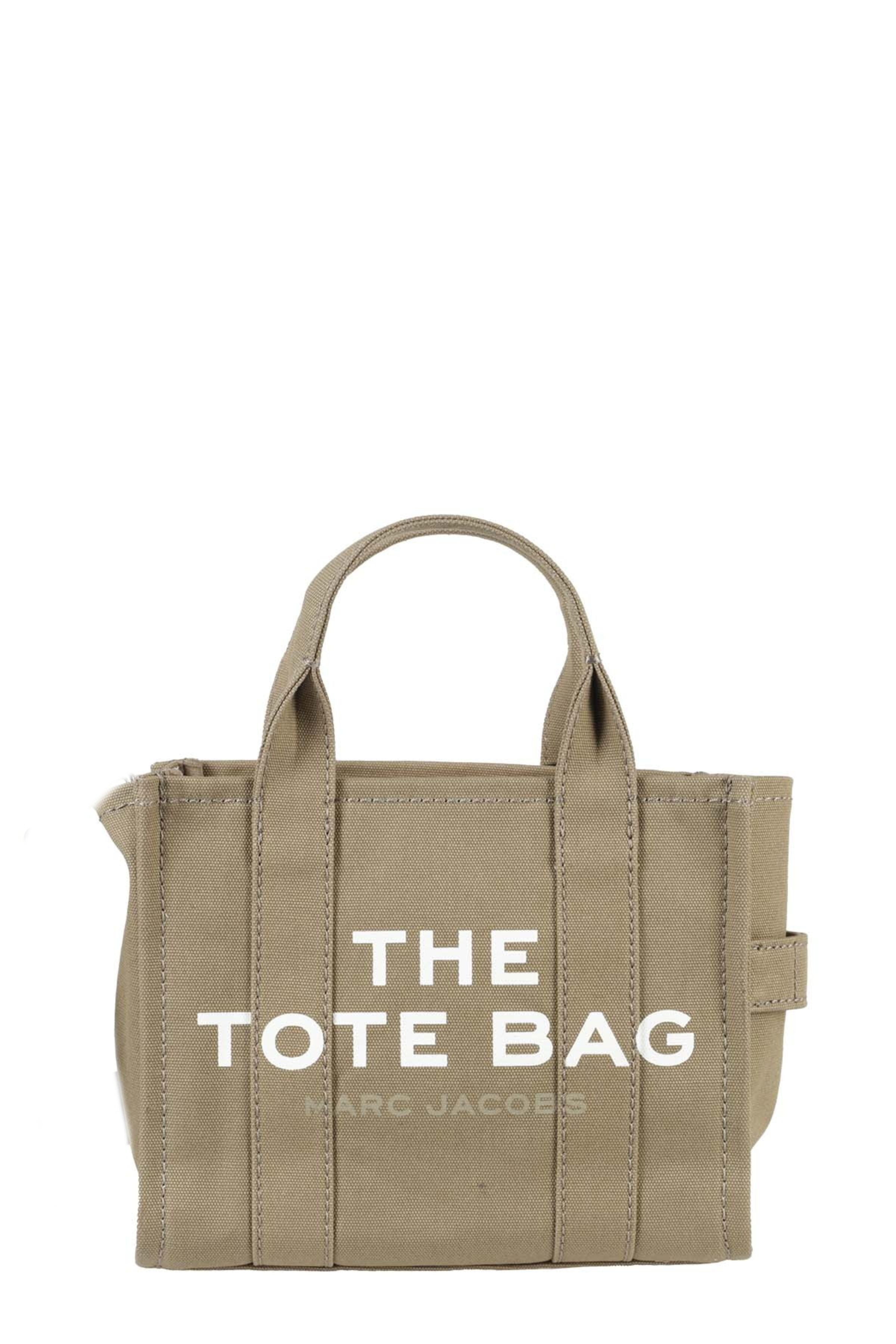 The Small Tote Green Cotton Borsa