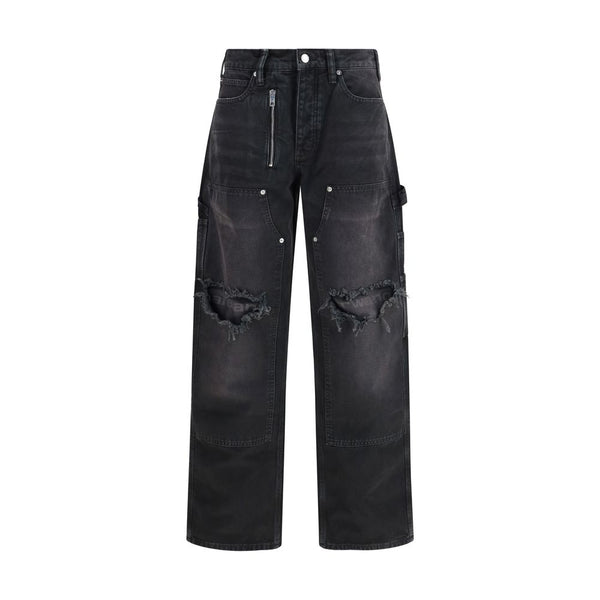 Alexander Wang 100% Cotton cargo pants in black