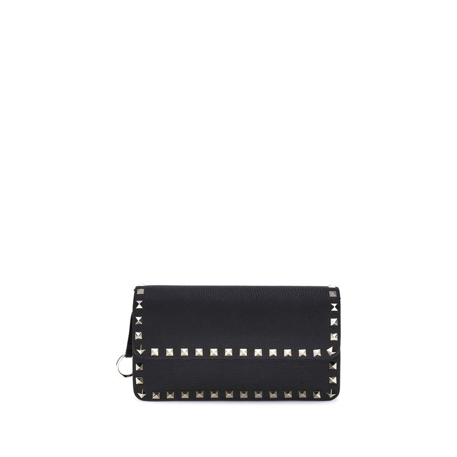 Valentino Garavani 100% Calf Leather Bos Taurus wallet in black